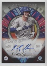 2019 Bowman Draft Chrome Class of 103/250 Kody Hoese #C19A-KH Auto s3g