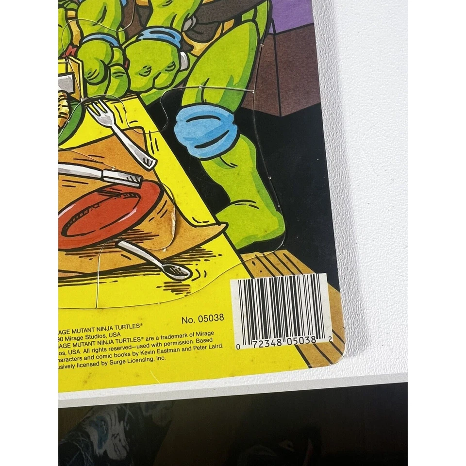 Rose Art - Rompecabezas infantil TMNT 1990 - Completo - Tortuga Ninja Adolescente Mutante Foto 3 de 4