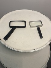 Lot 2 Vintage Magnifying Glasses Bausch Lomb Optical Co Japan Reading Loupe