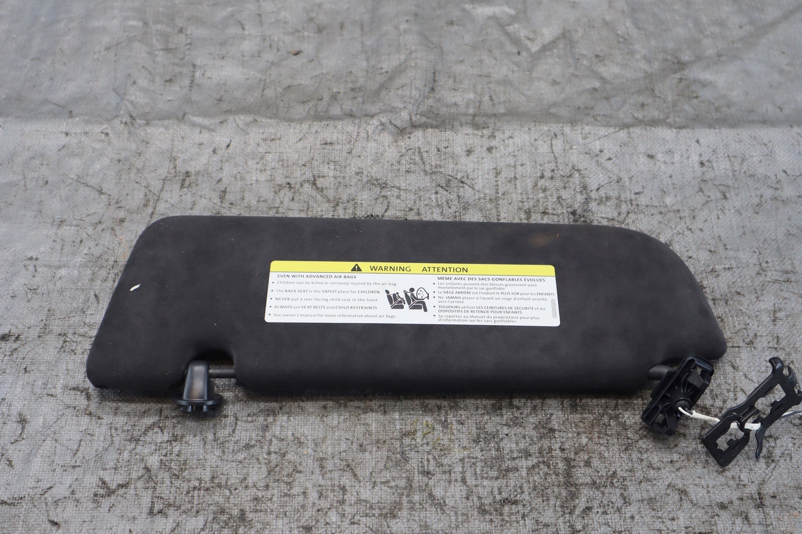 2018 2019 LAMBORGHINI URUS 4.0L V8 OEM RH PASSENGER SIDE SUN VISOR ASSY