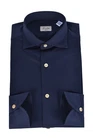 NEW Fralbo Napoli handmade cotton jersey stretch shirt EU 50  US 40  SLIM FIT