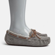 UGG Women's Gray Dakota Water-Resistant Suede Slippers Shoes Size 5