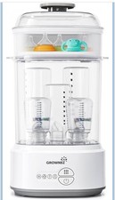 Grownsy Bottle Sterilizer and Dryer Model LS-BE916, Compact Electric Steam Baby