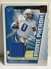 Terrion Arnold 2024 Donruss Rookie Phenom Color Match Patch Card #RPJ-TAR