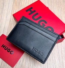 Hugo Boss Black Leather Subway Card Holder