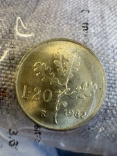 20 Lire anno 1982 Repubblica Italiana 