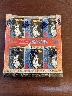 ** 1996-97 NBA Hoops Skybox  Series 1 Sealed Box Kobe Bryant RC?? ** 36 pk