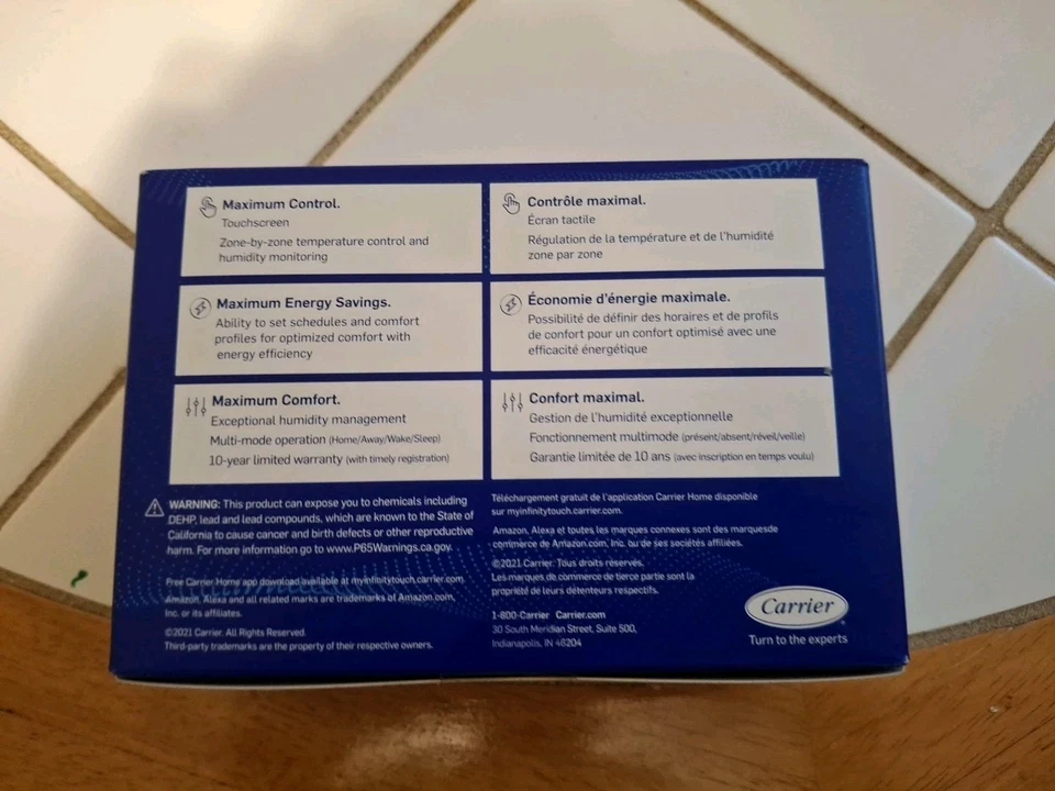 Carrier Infinity Programmable System Control Wifi Alexa-Black SYSTXCCITC01-C - Image 2 of 4