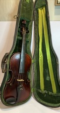 Antique German 4/4 Violin Antonius Stradivarius Copy Vintage Case