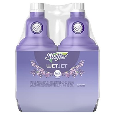 Swiffer WetJet Multi-purpose Floor Cleaner Solution Febreze Refill Hardwood 1.25