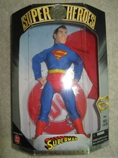 SUPERMAN Vintage 1999 Action Figure Statue HASBRO TARGET EXCLUSIVE SILVER AGE DC