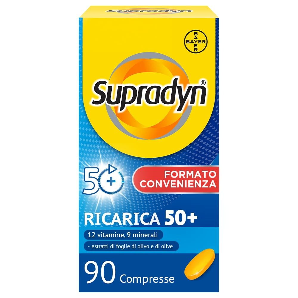 Offerta Supradyn Ricarica 50+ - 90 compresse per la Tua Nuova Vita