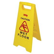 JANTEX Wet Floor Safety Sign Notice Plaque Poster Display Commercial, 6325