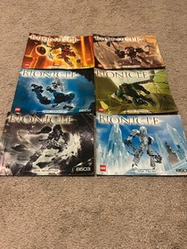 Lego Bionicle Toa Metru Nui 2004 8601-8606 w/ Instructions (SEE DESCRIPTION)