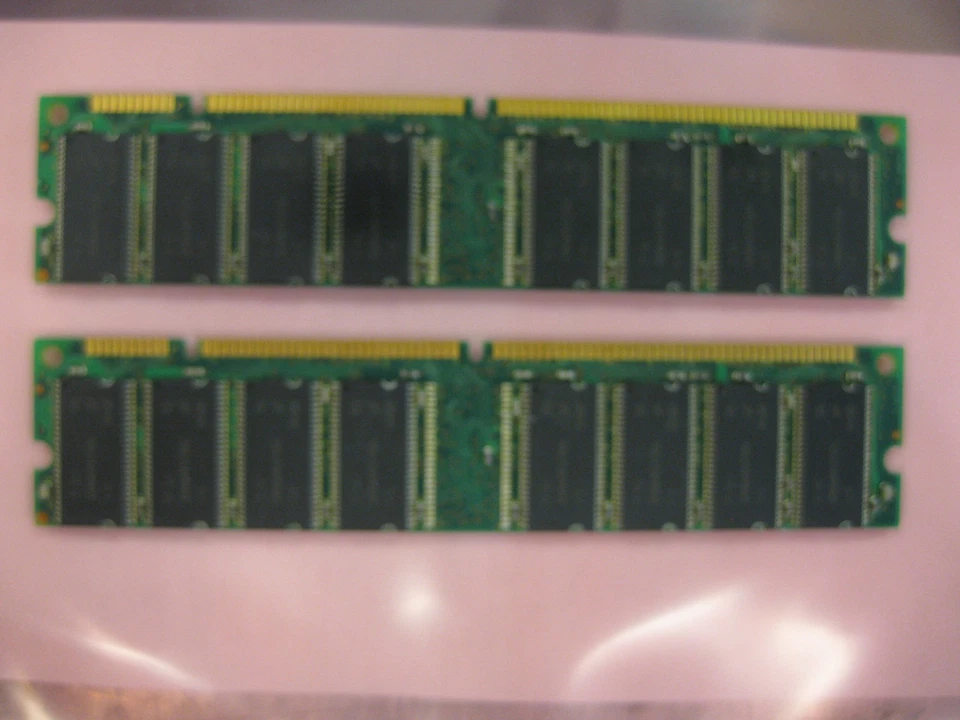 512 MB (2X256 MB) MEMORIA SDRAM RAM PC100 NO ECC sin búfer 168 pines DIMM escritorios Foto 4 de 4