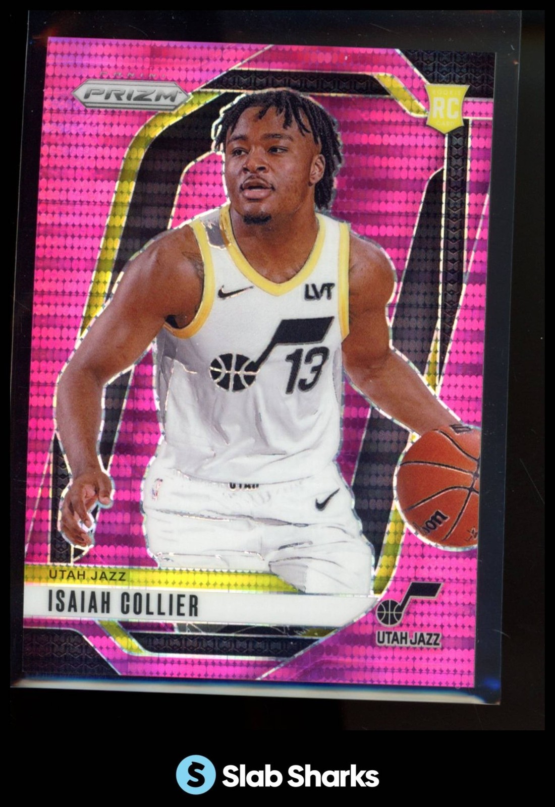 2024 PANINI PRIZM #227 ISAIAH COLLIER PINK PULSAR RC ROOKIE /42