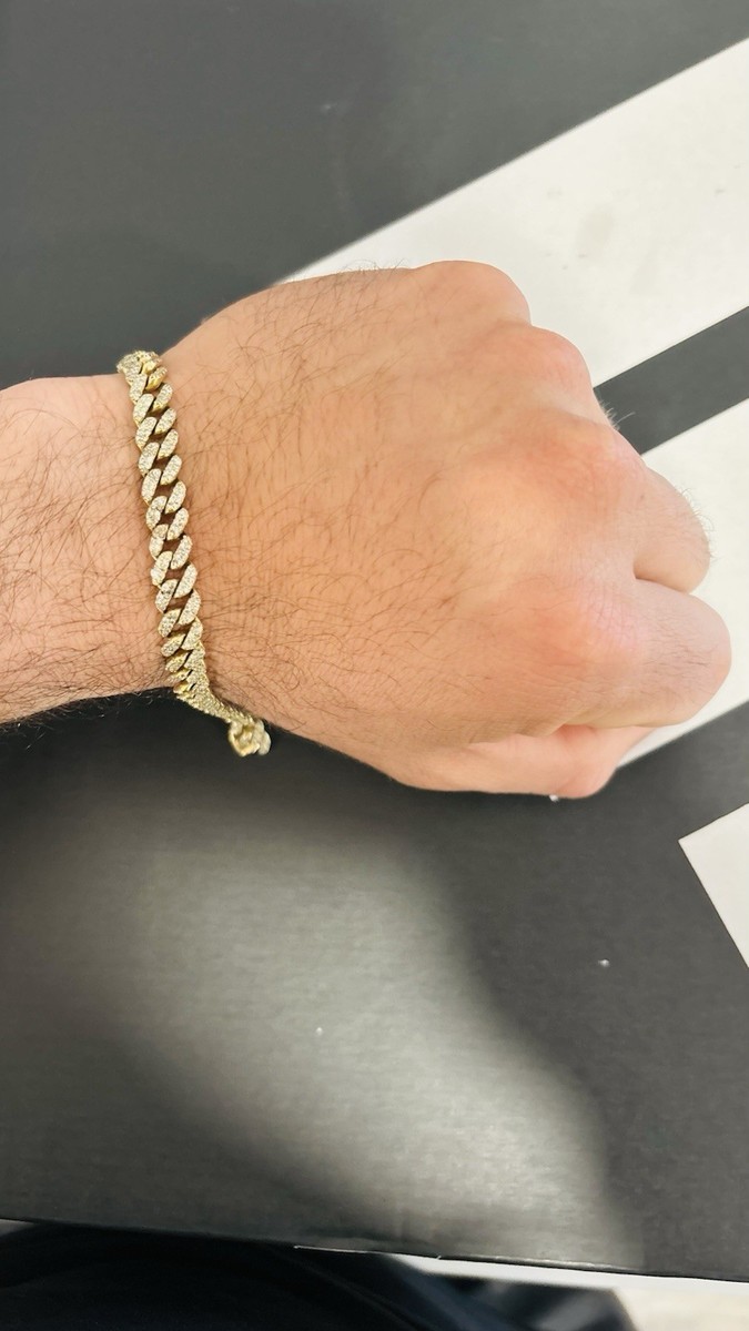 10k  Cuban Link fully bust down bracelet View 6