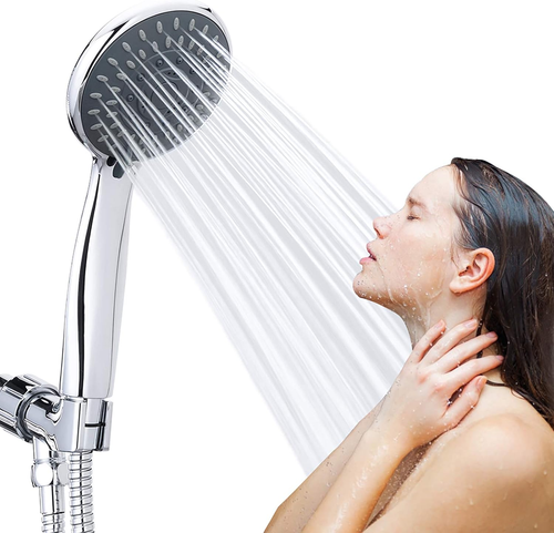 High Pressure Handheld Shower Head  5-Settings Powerful Water Spray Shower Head - Picture 7 of 12