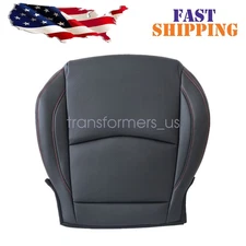 2014 2015 2016 Fit For Mazda 3 Driver Bottom Perforated Leather Seat Cover Black