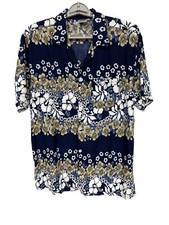 Koko Head Men SZ XL Hawaiian Floral Shirt Button Up Polynesian Designs