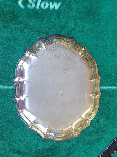 Vintage Chippendale International Silver Co.# 6342 Serving Tray Dish Plate - Picture 5 of 8