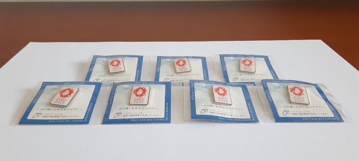 Very Rare Lot of 7 Pins Osaka Kansai Japan World Expo 2025