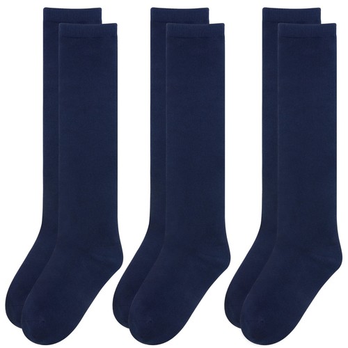 Navy Knee High Socks for Girls School Socks for Girls Socks 10-12 Years Old G... - Picture 4 of 6