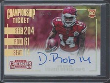 DEMARCUS ROBINSON 2016 CONTENDERS VARIATION CHAMPIONSHIP TICKET AUTO RC #D 40/99