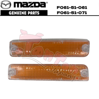 Mazda Genuine RX-7 FC3S Front Side Marker Lens LR Set F061-51-061