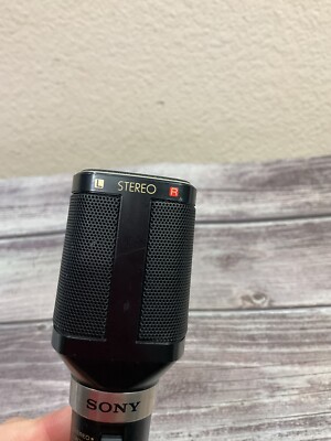 1992 Sony F-99 LT vintage one-point dynamic stereo microphone 90s