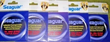 Seaguar Saltwater I.G.F.A Fluorocarbon 9 Foot Knotles Tapered Leaders 8 to 20Lbs