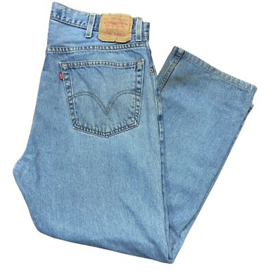Levi's 505 Regular Fit 2003 Vintage Denim Blue Jeans Straight