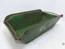 Vintage Industrial Nestier Green Stackable Sheet Metal Storage Bin Tub (33)