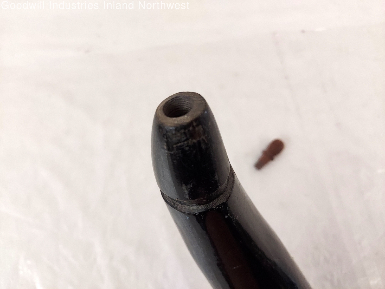 Vintage Black Powder Horn Muzzle Loading Bull Horn eBay