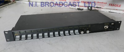 1x  Telex rts kp-12l lever button 12 channel intercom panel (black)  kp12 model