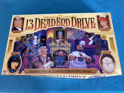 Vintage 1993 Milton Bradley 13 Dead End Drive Board Game - 100% Complete