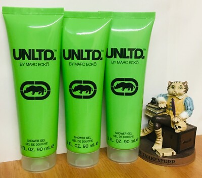 Marc Ecko ~ unltd. Shower Gel 3 fl. oz. (3 Pack) New Tubes! #MO-1