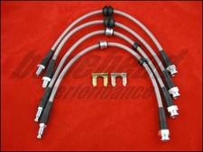Líneas de freno trenzadas de acero inoxidable Techna-Fit 2004-2013 Mazda3