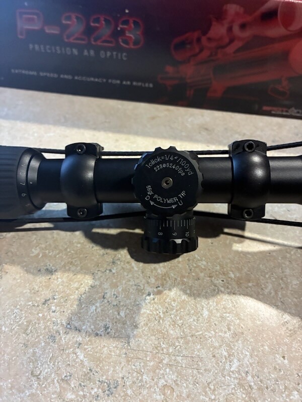 Nikon P-223 3-9x40 Rifle Scope w/AR mount matte BDC 600 Reticle