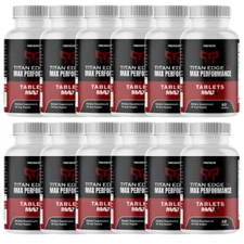 Titan Edge XL Male Max Performance Maximum Strength Supplement - 12 Bottles