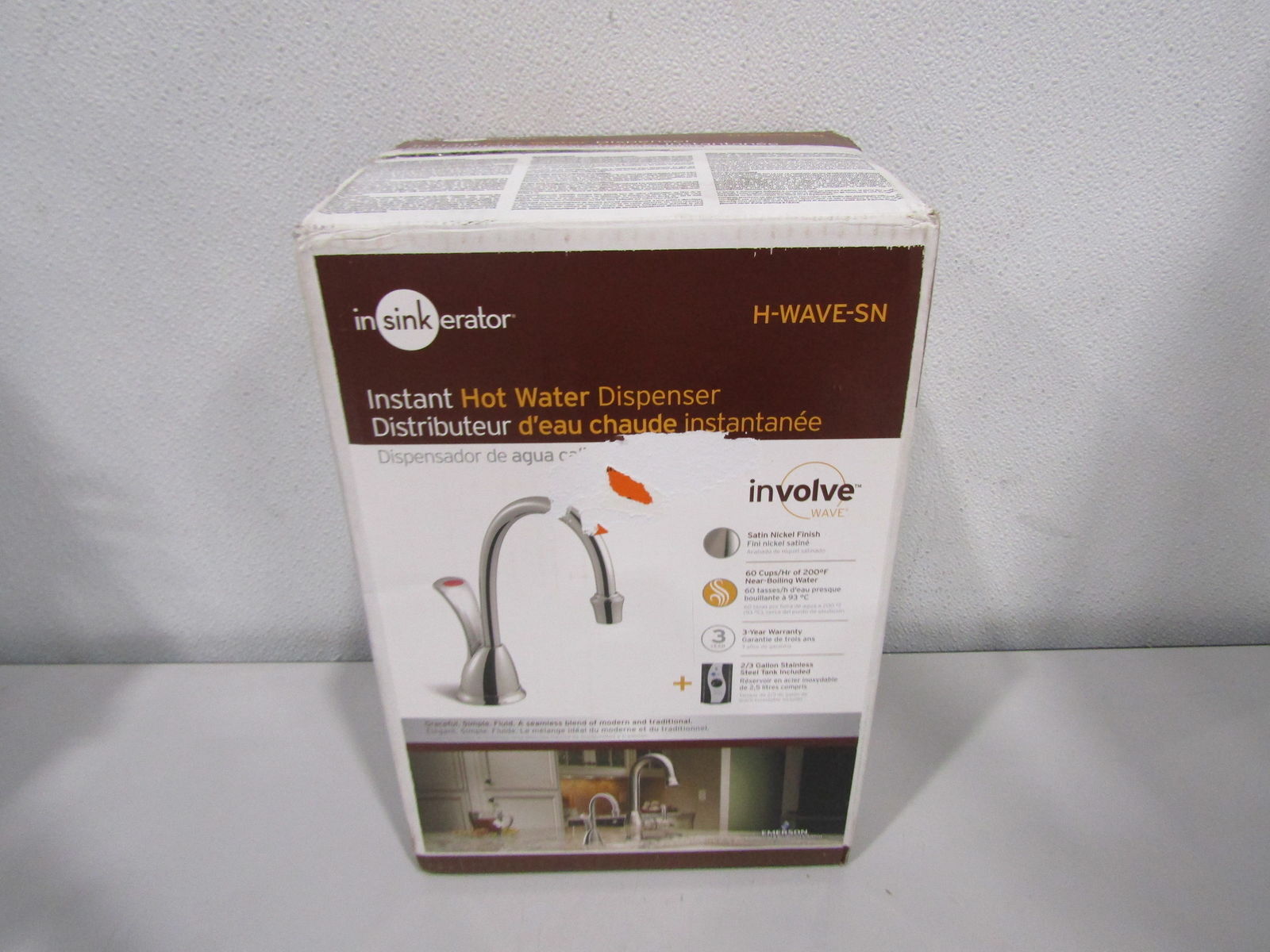 InSinkErator HWAVESN Instant Hot Water Dispenser eBay
