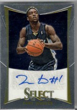 2012-13 PANINI SELECT TONY WROTEN #199 ROOKIE AUTO RC /199 MEMPHIS GRIZZLIES