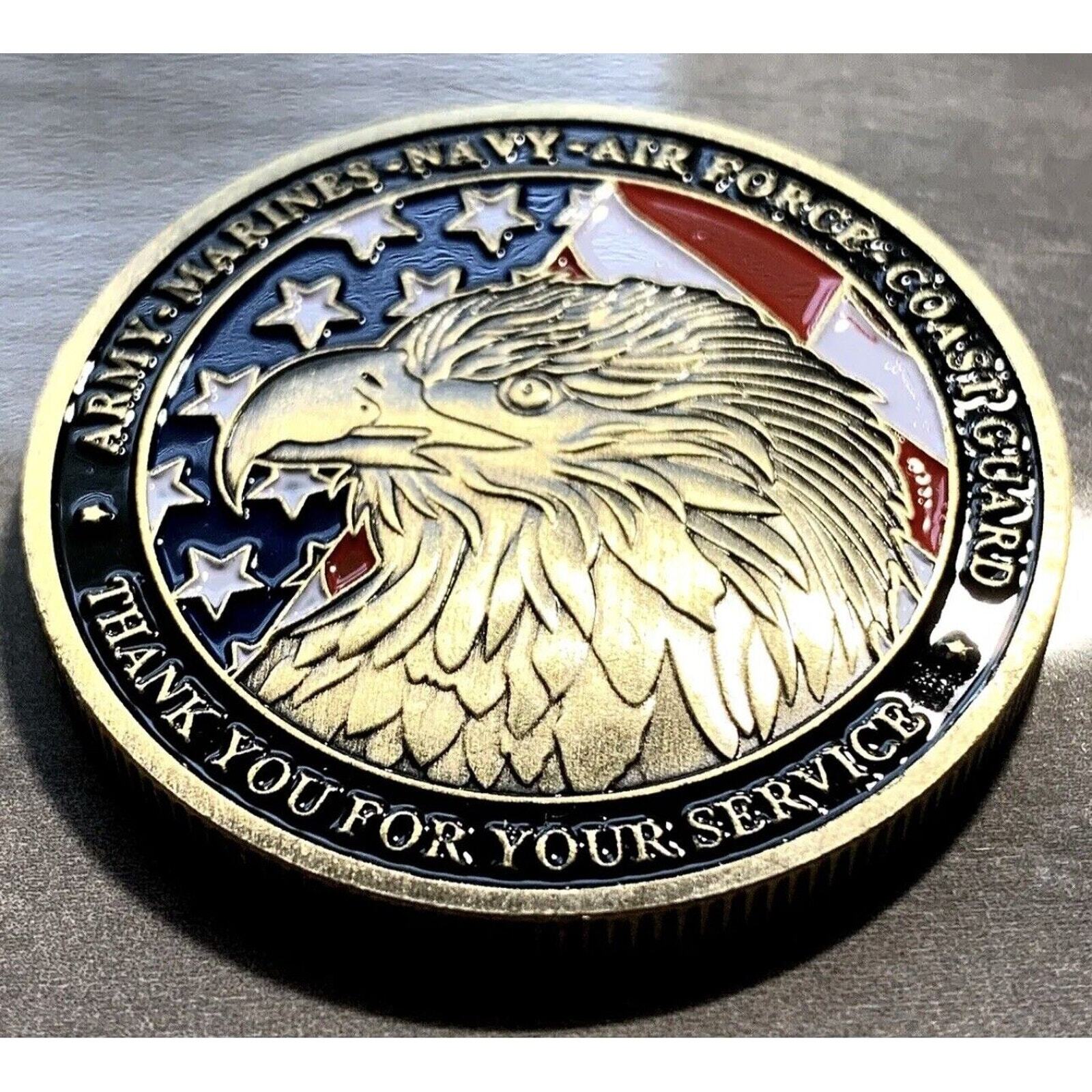 US Military Eagle Challenge Coin 