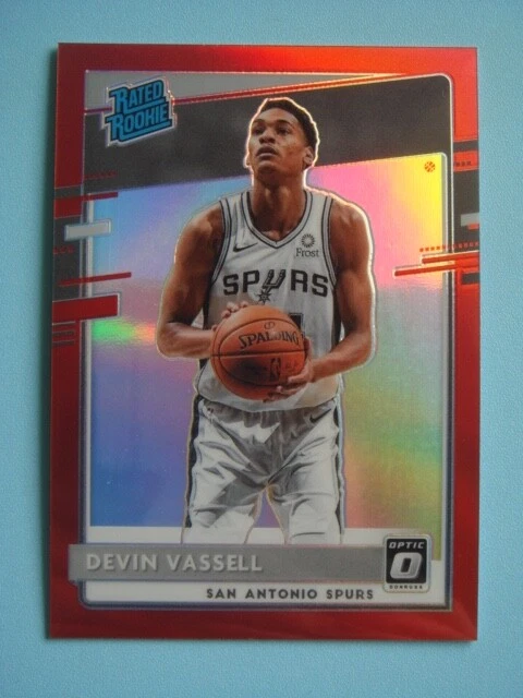 2020-21 Donruss Optic Devin Vassell Rated Rookie RC Red Prizm #70/99 MINT
