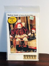 Craft Pattern UNCUT Button Annie 34 Tall Loop D Loops Doll Hair And Basket 466