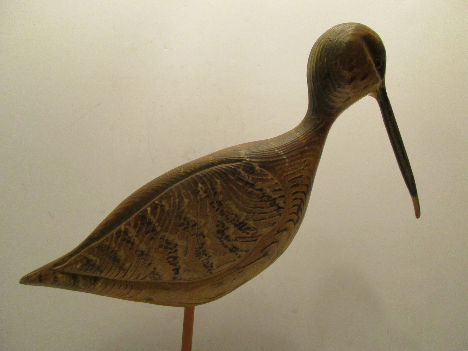 DAVE KOBER LONG BILLED SHOREBIRD FISH DECOY LURE COLLECTOR eBay