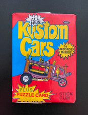 1975 Fleer Kustom Cars George Barris Sealed Wax Pack - RARE 2nd Series