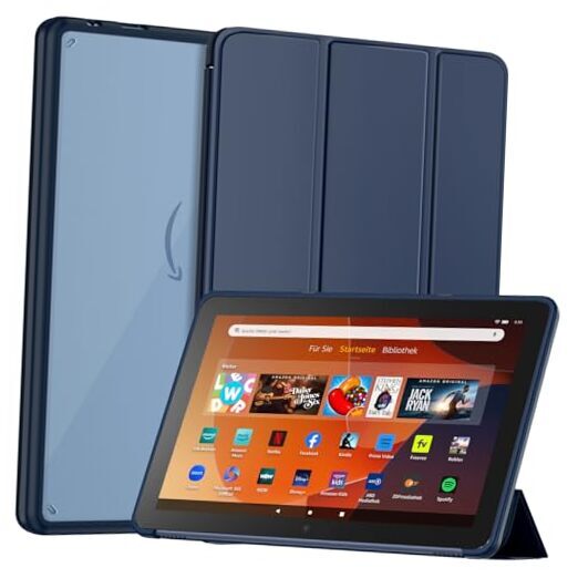 New Amazon Fire HD 10 Tablet Case(Only Fit 13th Gen, 2023 Release),  Navy Blue