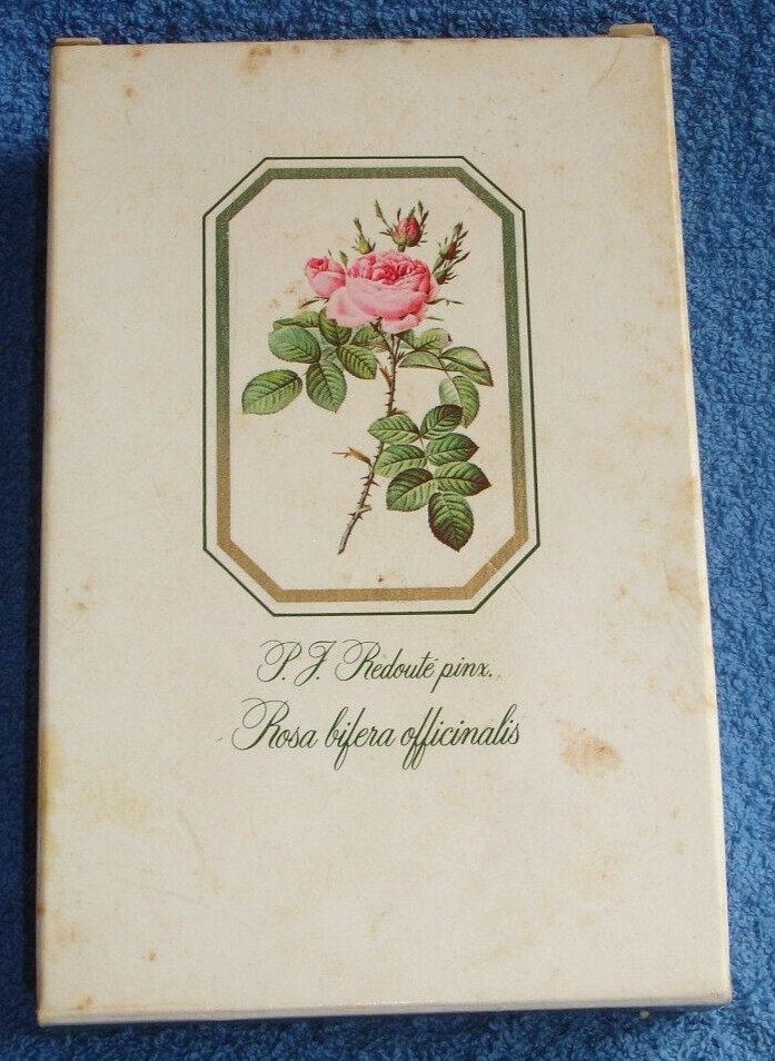 Savon Avon Redouté Rose boîte carton vintage collection savonnette décorée ancienne