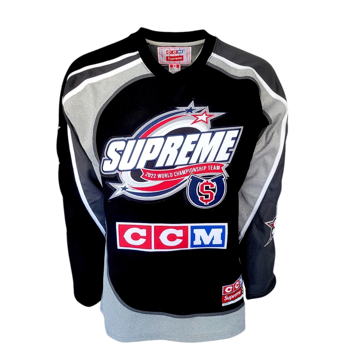 Supreme x CCM All Stars Hockey Jersey - Size Medium - Made in